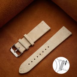 Quick Release Soft Suede Strap 14mm 16mm 18mm Wristband 20mm 22mm Brown Watch Bands Calfskin Bracelet Women&Men Accessories
