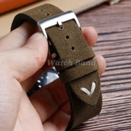 Quick Release Soft Suede Strap 14mm 16mm 18mm Wristband 20mm 22mm Brown Watch Bands Calfskin Bracelet Women&Men Accessories