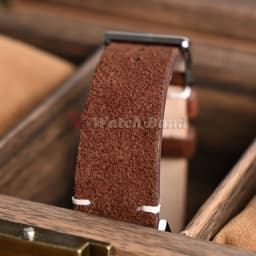 Quick Release Soft Suede Strap 14mm 16mm 18mm Wristband 20mm 22mm Brown Watch Bands Calfskin Bracelet Women&Men Accessories