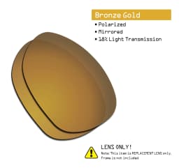 SmartVLT Polarized Replacement Lenses for Oakley Crosshair New 2012 OO4060 61mm Sunglasses Frame - Multiple Options