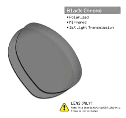 SmartVLT Polarized Replacement Lenses for Oakley Crosshair New 2012 OO4060 61mm Sunglasses Frame - Multiple Options