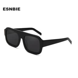 VEH Brand Design Acetate Big Vintage Pilot Sunglasses Men Oversized Frame Square Sun Glasses For Women Sunnies Female UV400
