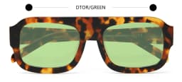 VEH Brand Design Acetate Big Vintage Pilot Sunglasses Men Oversized Frame Square Sun Glasses For Women Sunnies Female UV400