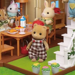 1:12 Forest Family Dollhouse Furniture Montessori Miniature Doll House Kitchen Bedroom Bathroom Accessories For Girl Gifts