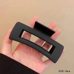 Black Series Big Hair Clip for Women Simplicity Ponytail Clip Women Fashion Shark Clip Girl Hair Clamp