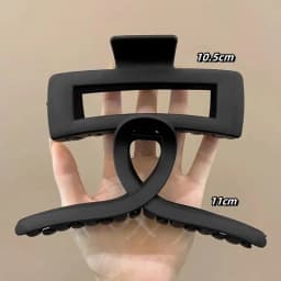 Black Series Big Hair Clip for Women Simplicity Ponytail Clip Women Fashion Shark Clip Girl Hair Clamp