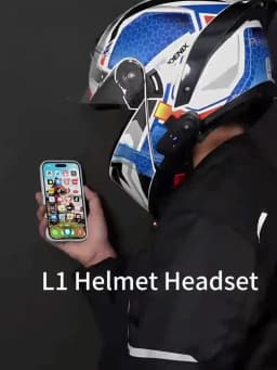 Wireless Motorcycle Helmet Headset Hands-free Call Phone Motorcycle Waterproof Earphone Music Player Moto Helmet