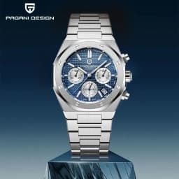 Pagani Design 2026 New VK63 Men's Business Quartz Watch Sapphire Stainless Steel 20Bar Waterproof Sports Chronometer Code Watch