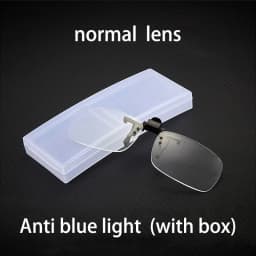 Glasses Clip With Myopia -0.75~-2.0 Glasses Clip With Case Can be Clip On Near-sighted Glasses For Driving Or Fishing