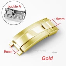 9x9mm Watch Buckle for Rolex DAYTONA SUBMARINER GMT Watch Band Clasp Stainless Steel Fine-tuning Pull Button 9X16mm Buckles