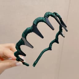 1PC Zig-Zag Long Tooth Hairband Big Weave Toothed Hair Hoops Non-slip Sports Headband Washing Face Hairbands Hair Accessories