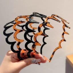 1PC Zig-Zag Long Tooth Hairband Big Weave Toothed Hair Hoops Non-slip Sports Headband Washing Face Hairbands Hair Accessories
