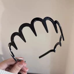 1PC Zig-Zag Long Tooth Hairband Big Weave Toothed Hair Hoops Non-slip Sports Headband Washing Face Hairbands Hair Accessories