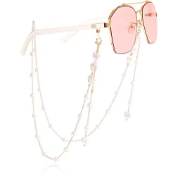 Adjustable Anti Slip Pearl Eyeglass Chain Sunglasses Antiskid Losing Chain Mask Strap Glasses Chain Face Mask Lanyard Neck Chain