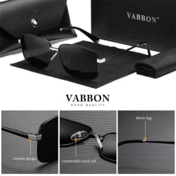 VABBON Sunglasses Polarized Sunglasses For Men Anti-uv Retro Driving Glasses 9182