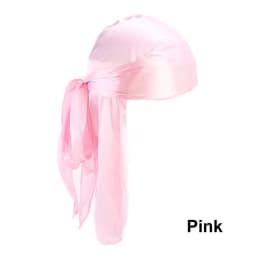 Men Women Bandana Silk Durag Turban Hijab Pirate Hat Cancer Head Scarf Chemo Cap Pre-Tied Headwrap