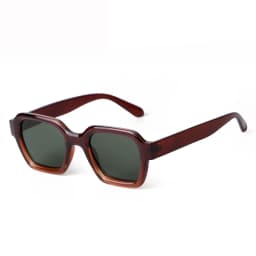 STORY Retro Trendy Orange Square Sunglasses Women Men 2024 Fashion Transparent Green Frame Rectangle Sun Glasses Female Shades