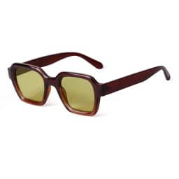 STORY Retro Trendy Orange Square Sunglasses Women Men 2024 Fashion Transparent Green Frame Rectangle Sun Glasses Female Shades