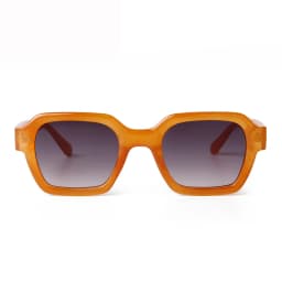 STORY Retro Trendy Orange Square Sunglasses Women Men 2024 Fashion Transparent Green Frame Rectangle Sun Glasses Female Shades
