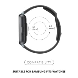 Silicone Strap for Samsung Galaxy Fit 3 Band Bracelet Sport Correas for Galaxy Fit3 Band Accessories Replacement Belt Watchband