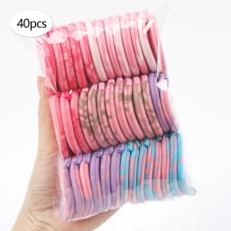 Air Cushion Powder Puff 10-20-30-50 Bags Random Colors and Shapes. Contains Air Cushion Powder Puff, Latex-Free Sponge Mix and