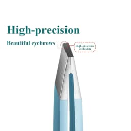 Ouriner Eyebrow Tweezer Colorful Hair Beauty Fine Hairs Puller Stainless Steel Slanted Eye Brow Clips Removal Makeup Tools
