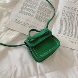 Cute Leather Girl Messenger Bags Sweet Cool Style Matching Shoulder Bag Solid Bowknot Crossbody Coin Purses For Gift