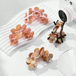1pc elegant acetic acid hair clip, exquisite and lightweight texture, shark clip hair accessory for the back of the head