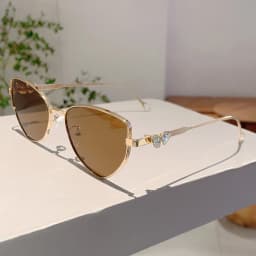 KAMMPT Vintage Cat Eye Sunglasses Women 2024 New Retro Stylish Gradient Shades Trendy Fashion Brand Designer Pink Sun Glasses