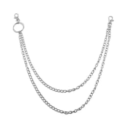 Metal Punk Rock Layered Chain Keychains For Men Women Waist Key Chain Wallet Jeans Hip-hop Pants Belt Chains Jewelry Accessories