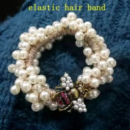 Luxury Handmade Elastic Pearl Bee Bracelet Bangle Jewelry For Women Party Gift
