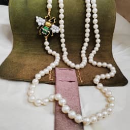 Luxury Handmade Elastic Pearl Bee Bracelet Bangle Jewelry For Women Party Gift