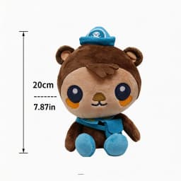 New Octonauts 20cm Plush Toys Vegimal Barnacles Peso Kwazii Tweak Animal Stuffed Party Birthday Gift Kid Festival Girl Toy