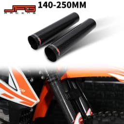 Motorcycle 140-260MM Carbon Fiber Adjustable Front Fork Shock Guard Protector For KTM EXC SX SXF XC XCF XCW 125 250 350 450 530