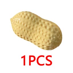 2 Styles Peanut Squishy Toys Crunchy Or Slow Rebound Food Shaped Stress Ball ASMR Sensory Fidget Toy for Adults Desk Recess Toy
