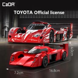 CaDA Toyota GT One Collectible Building Blocks Set - Educational Assembly Toy for Boys And Girls Ideal Birthday Gift