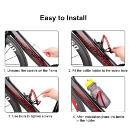 Toptrek Bicycle Bottle Holder MTB Accessorie Bottle Rack Road Bike Holder Lightweight Bottle Cage Durable Cycling Accessory