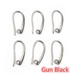 20x11mm 10pcs High Quality 7 Colors Plated Brass French Earring Hooks Wire Earrings Clasps Settings Base Settings Whole Sale