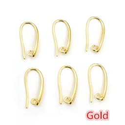 20x11mm 10pcs High Quality 7 Colors Plated Brass French Earring Hooks Wire Earrings Clasps Settings Base Settings Whole Sale
