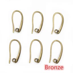 20x11mm 10pcs High Quality 7 Colors Plated Brass French Earring Hooks Wire Earrings Clasps Settings Base Settings Whole Sale
