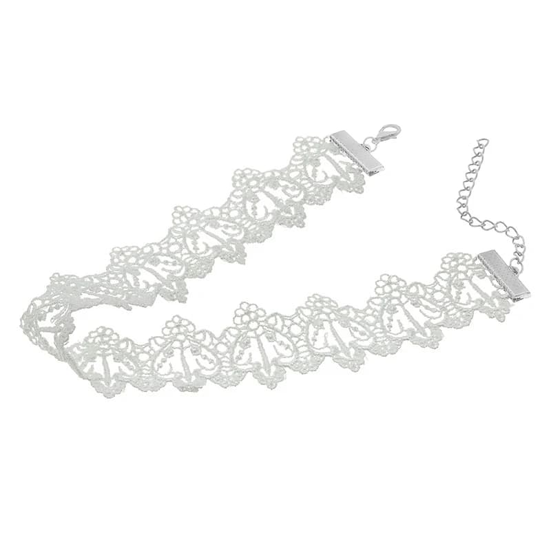 White Black Lace Choker Necklace Torques Women Collar Necklaces Jewelry Women Statement Female Jewelry Gift