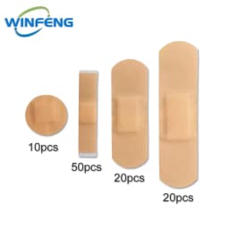 100Pcs Waterproof Cartoon Band-Aids Hemostasis Adhesive Bandage First Aid Kit Emergency Medical Dressing Sticking Plaster