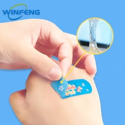 100Pcs Waterproof Cartoon Band-Aids Hemostasis Adhesive Bandage First Aid Kit Emergency Medical Dressing Sticking Plaster