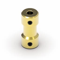 GKTOOLS D9L20 2mm/2.3mm/3mm/3.17mm/4mm/5mm/6mm Brass Flexible Motor Shaft Coupling Coupler Motor Transmission Connector