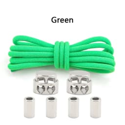 Elastic No Tie Shoe Laces Shoelaces for Sneaker Stretching Metal Buckle Lock Laces Quick Rubber Shoelace Round Shoestrings New