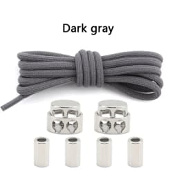 Elastic No Tie Shoe Laces Shoelaces for Sneaker Stretching Metal Buckle Lock Laces Quick Rubber Shoelace Round Shoestrings New