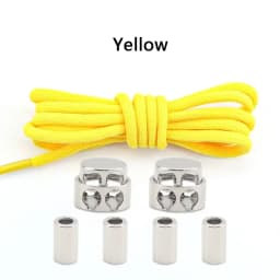 Elastic No Tie Shoe Laces Shoelaces for Sneaker Stretching Metal Buckle Lock Laces Quick Rubber Shoelace Round Shoestrings New
