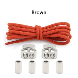 Elastic No Tie Shoe Laces Shoelaces for Sneaker Stretching Metal Buckle Lock Laces Quick Rubber Shoelace Round Shoestrings New
