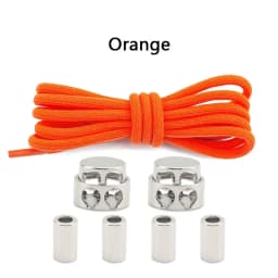 Elastic No Tie Shoe Laces Shoelaces for Sneaker Stretching Metal Buckle Lock Laces Quick Rubber Shoelace Round Shoestrings New
