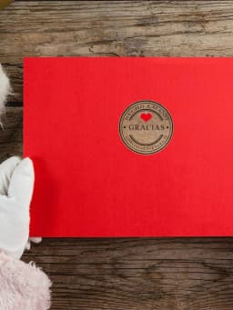 500PCS Handmade Scrapbooks Seals Gift Stickers and Stationery Thank-You Labels from Spain Gracias